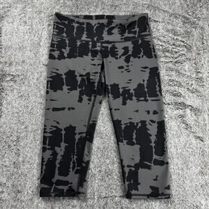Alo Yoga Airbrush Capri Leggings Women's XS Black & Gray